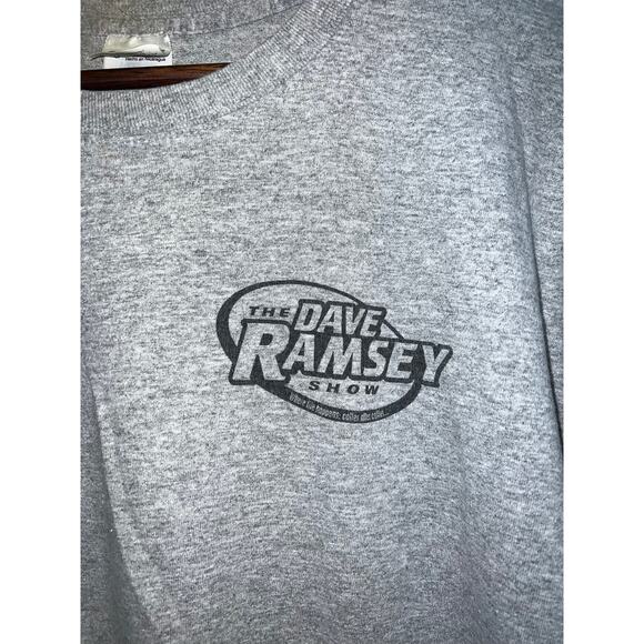 Vintage Dave Ramsey Show Shirt I See Debt People Total Money Makeover Gray Tee L - Picture 4 of 9